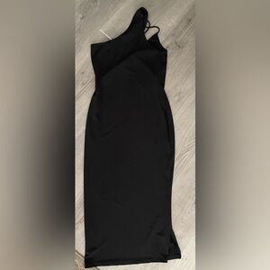 Ambience One Shoulder Elegant Black Women's Dress size Medium